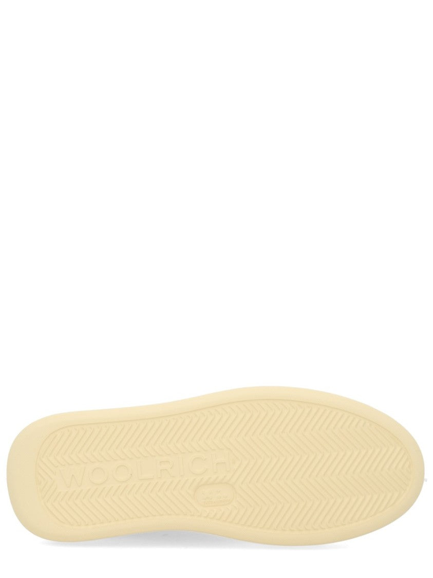 Woolrich Quilted Leather Sneakers With Elevated Platform