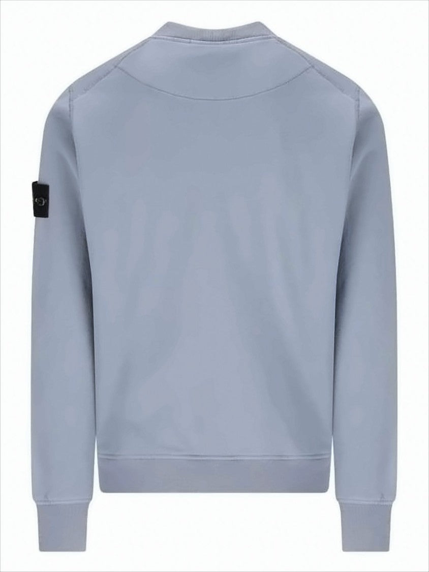 Stone Island Long-Sleeve Crewneck Sweatshirt With Minimalist Design