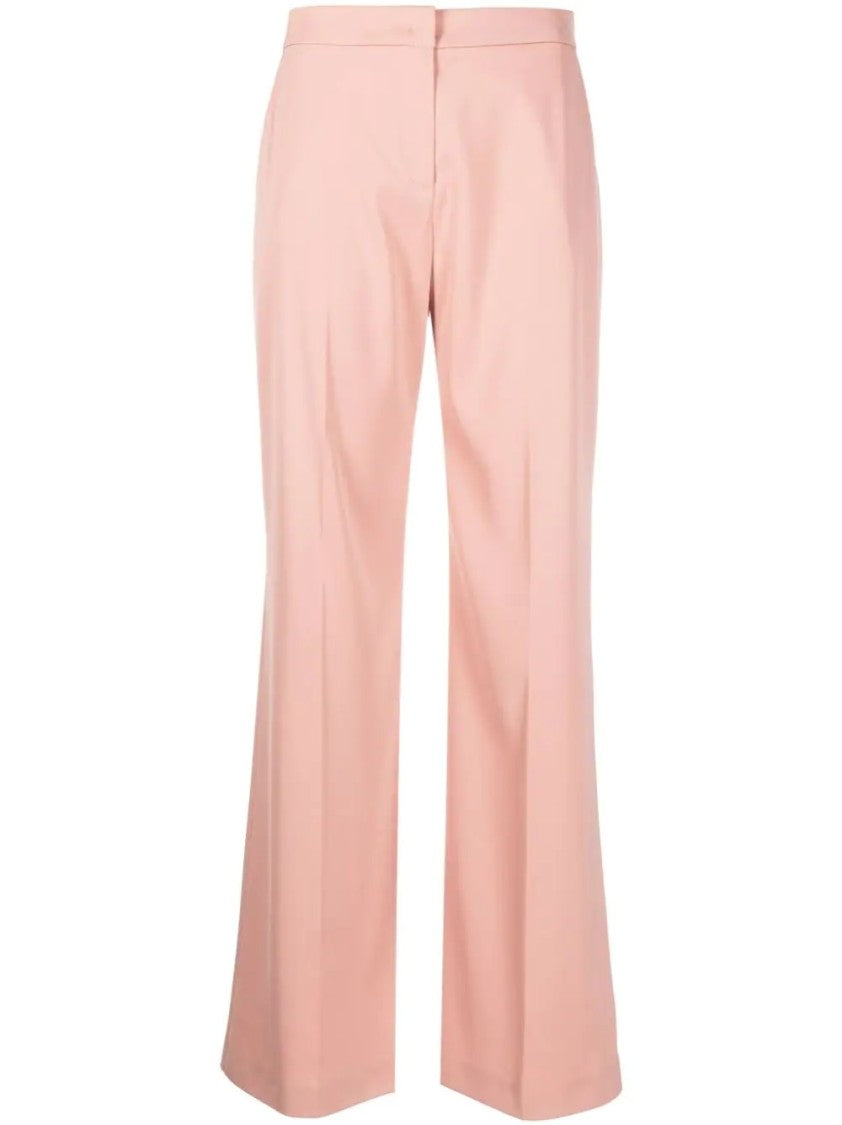 Pinko Pink Pinto Flared Leg Trousers