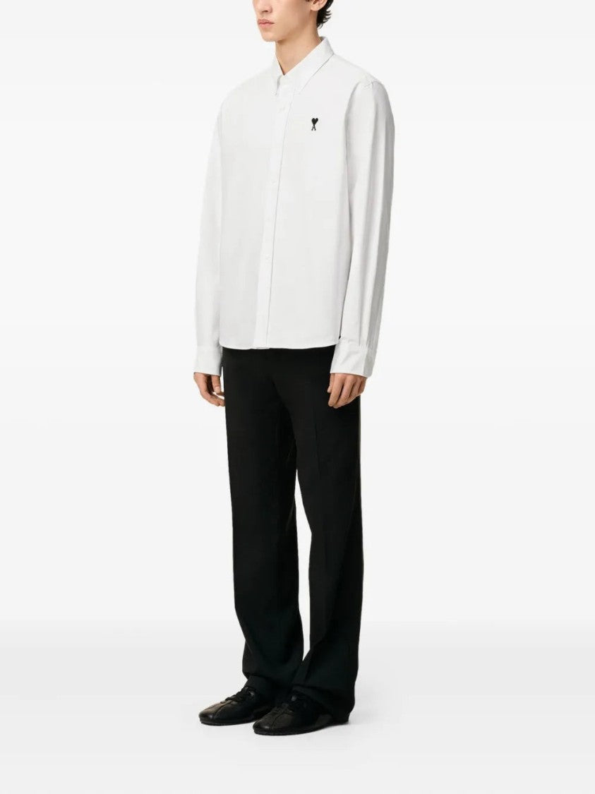 Ami White Poplin Shirt