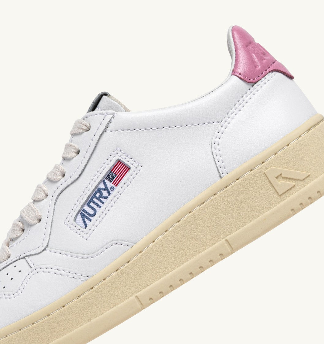 Autry Medalist Low Leat Leat Wht Polignac Sneakers
