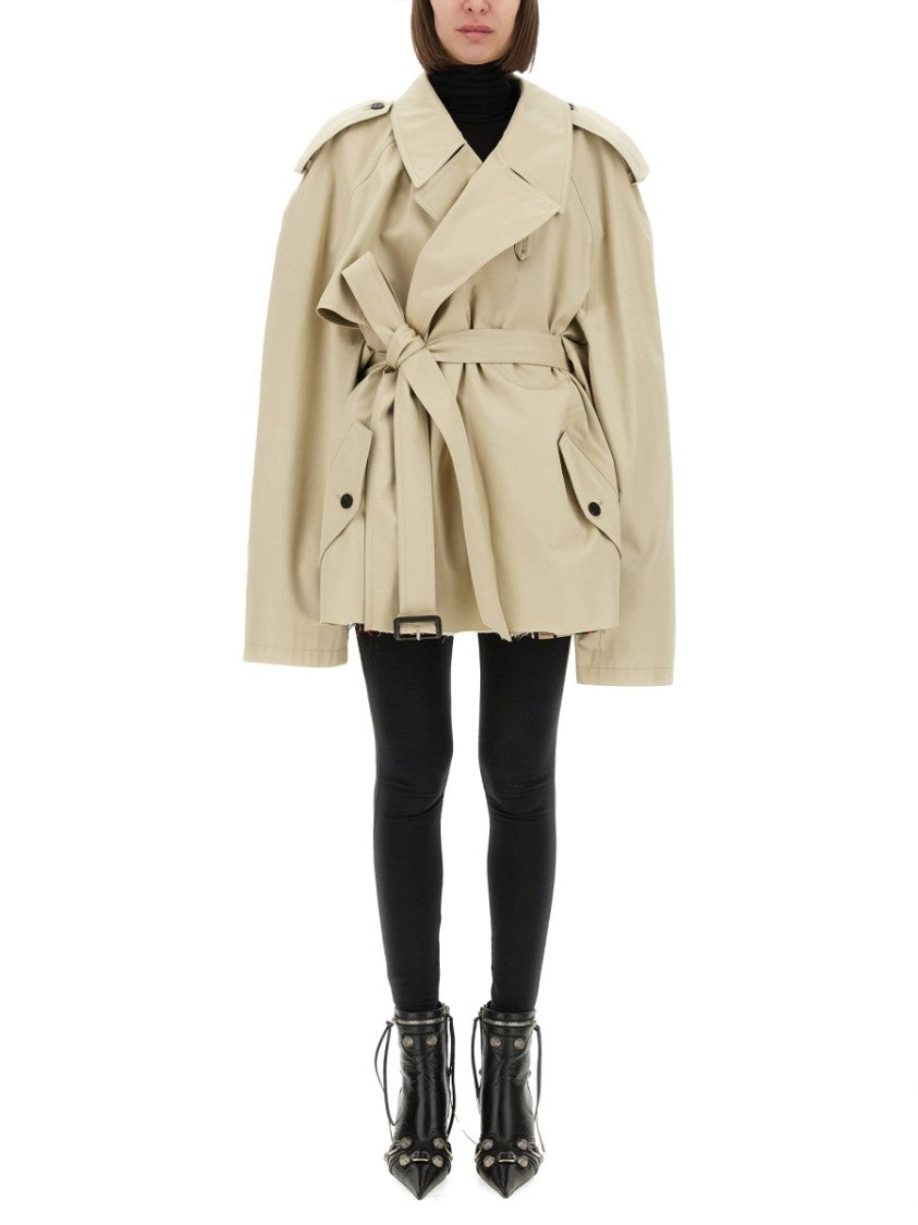 Balenciaga Cropped Trench Coat