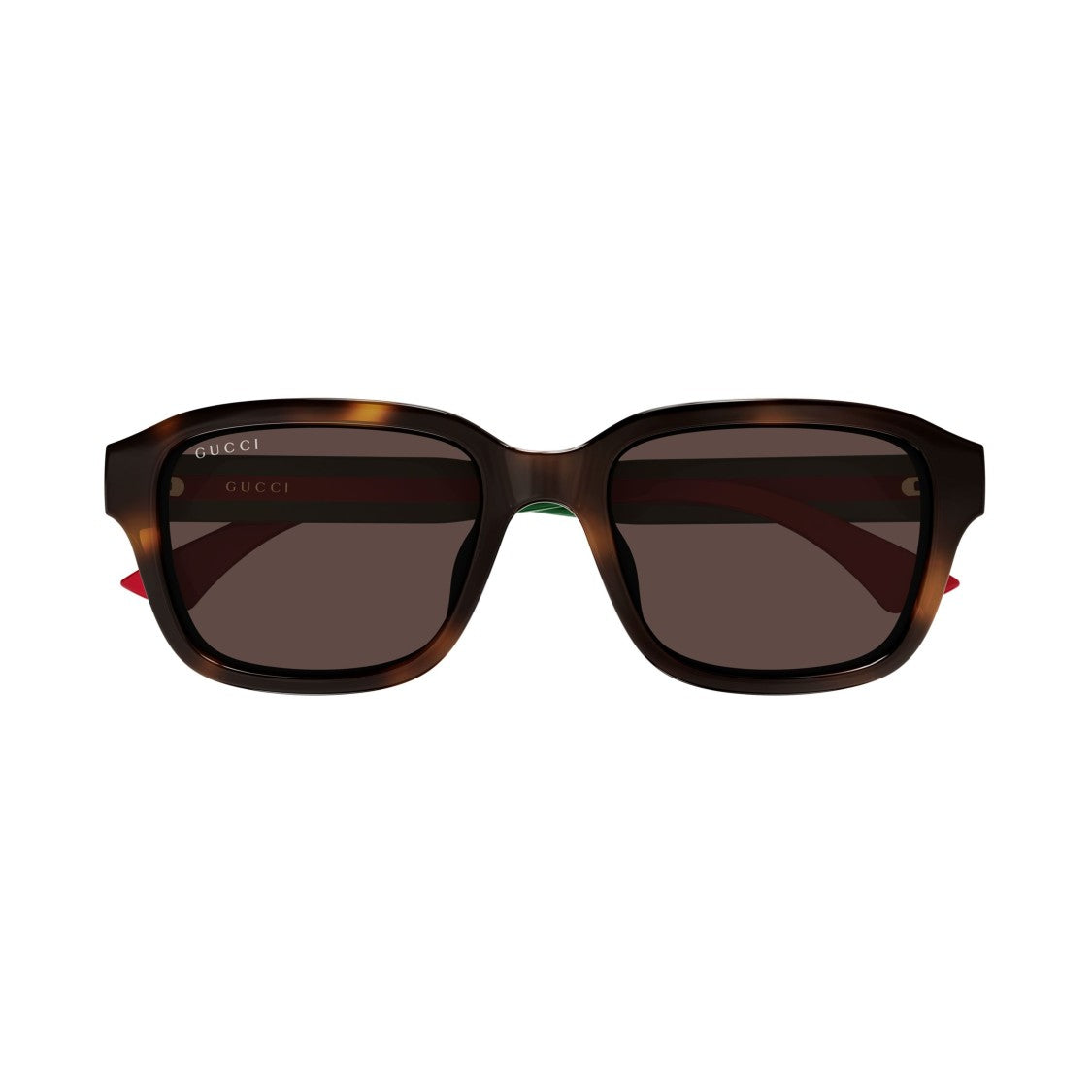 Gucci Gg2120sa Rectangular Tortoiseshell Sunglasses
