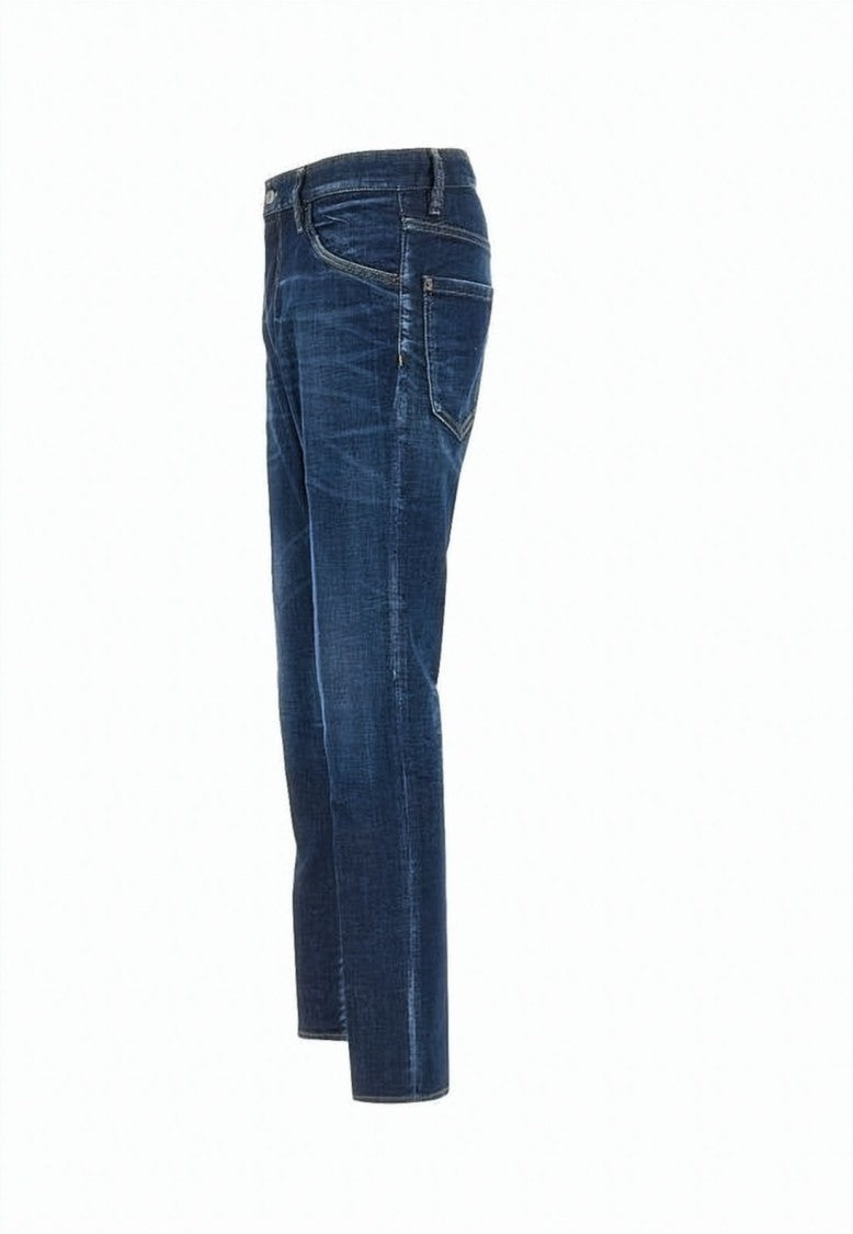 Dsquared2 Slim-Fit Blue Denim Pants With Classic Five-Pocket Design