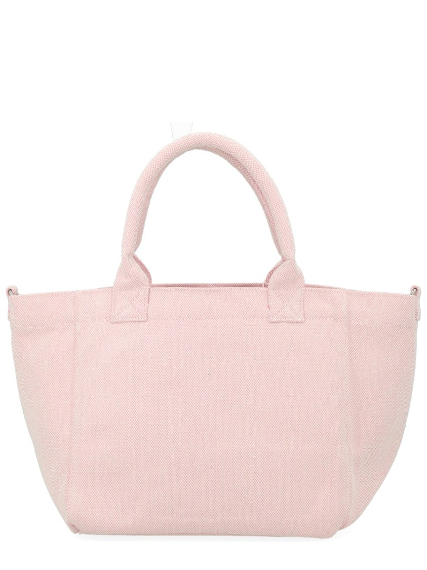 Ganni Pink Playful Raspberry Graphic Tote Bag