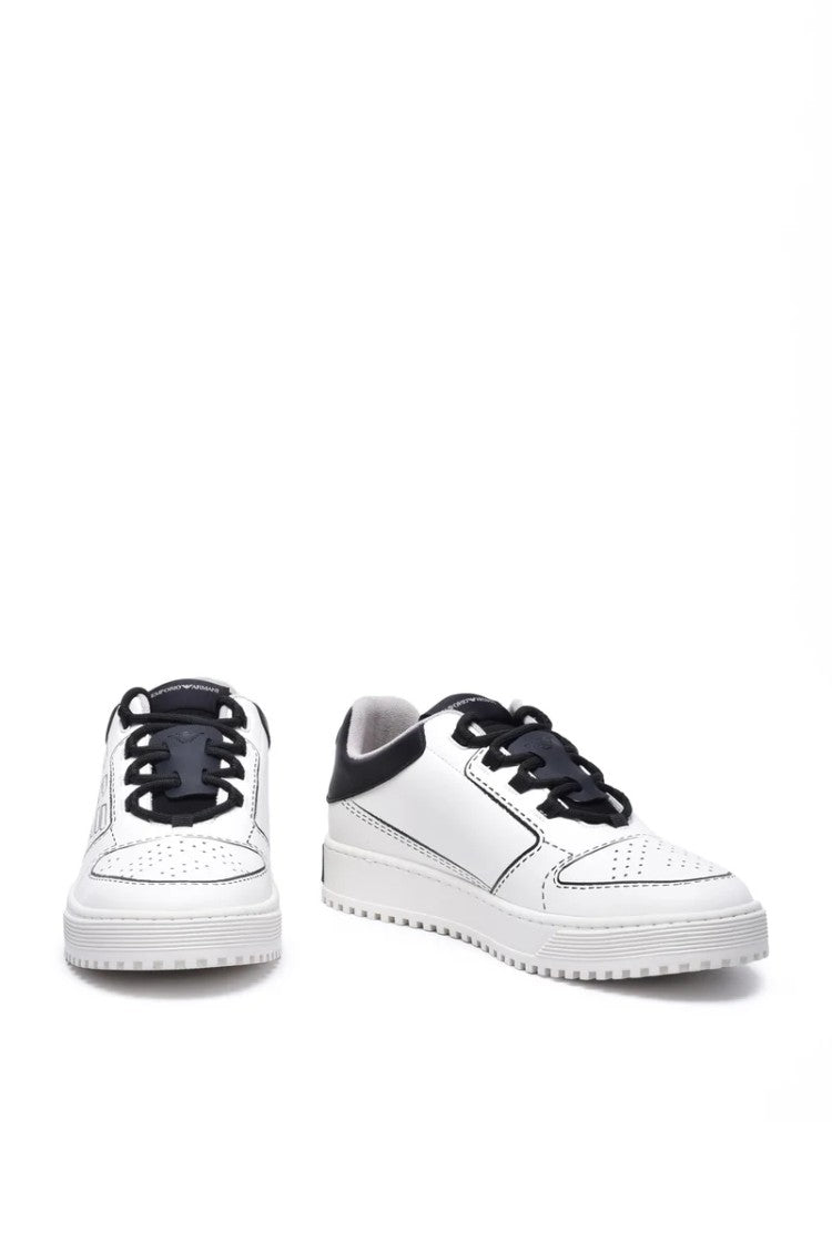 Emporio Armani Low-Top Sneakers With Contemporary Accents
