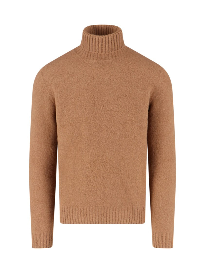 Drumohr Turtleneck Sweater – Brown