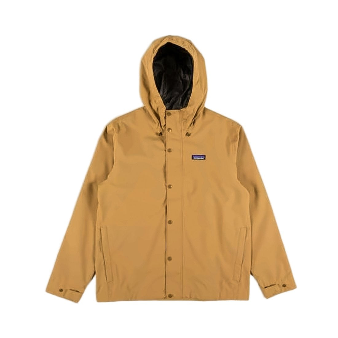 Patagonia Minimalist Tan Jacket With Adjustable Hood