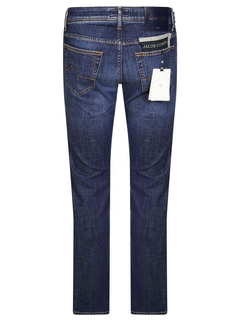 Jacob Cohen Straight-Leg Jeans With Subtle Fading