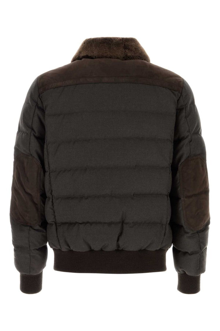 Moorer Brown Suede Viani Jacket