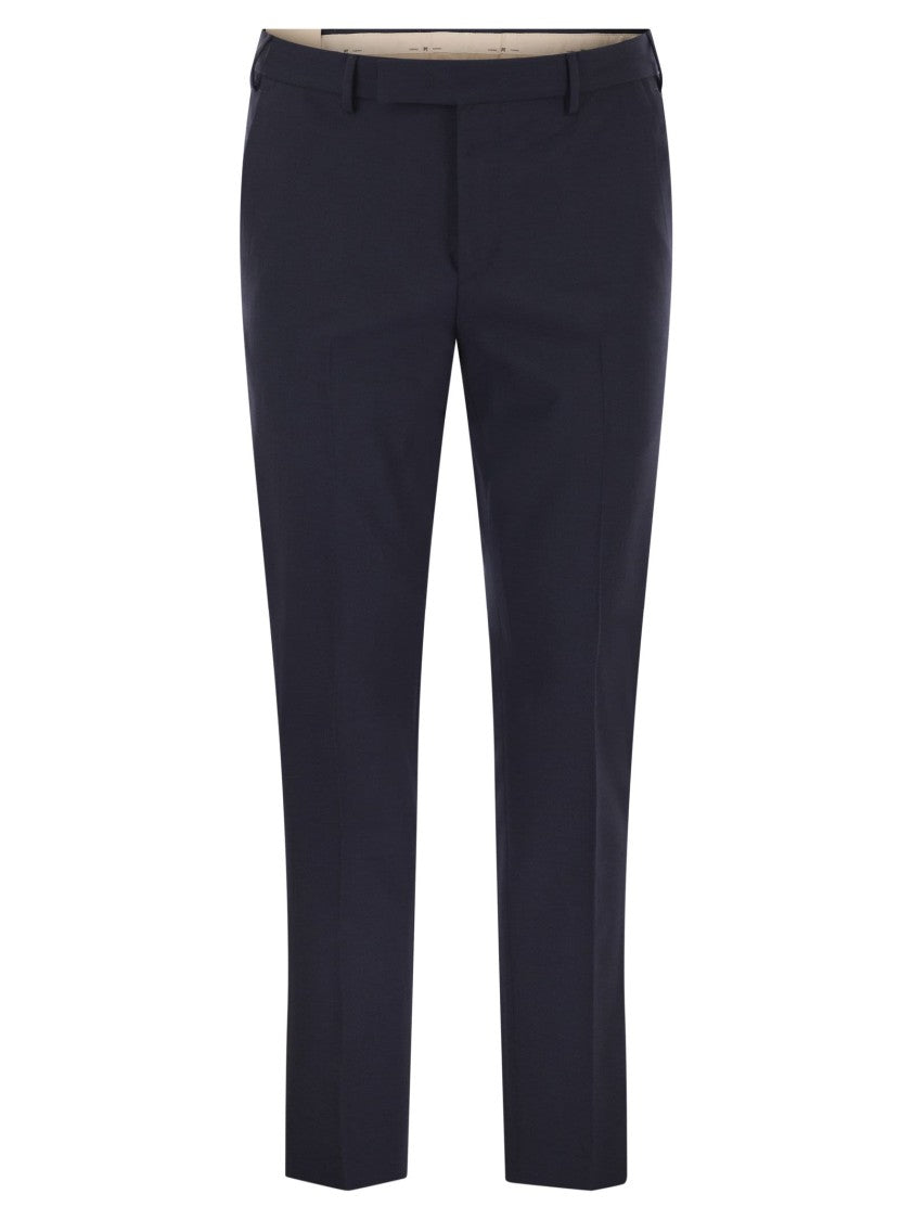 Pt Torino Dieci - Stretch Virgin Wool Trousers