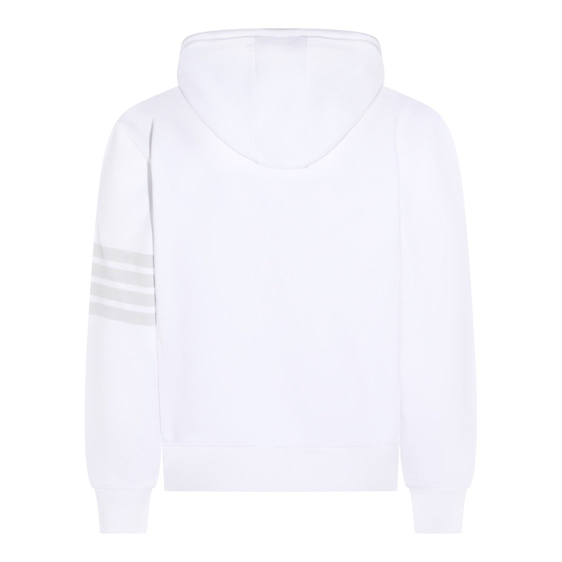Thom Browne White Hooded Sweatshirt