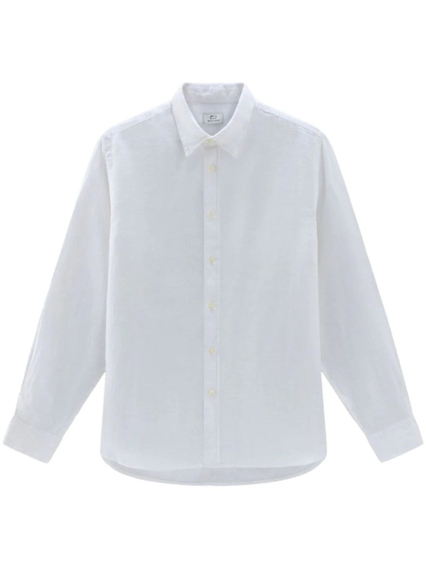 Woolrich Classic Button-Down Linen Shirt