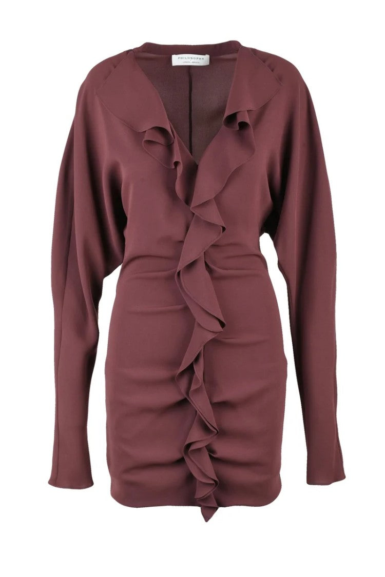 Philosophy Di Lorenzo Serafini Short Dress Red - Red