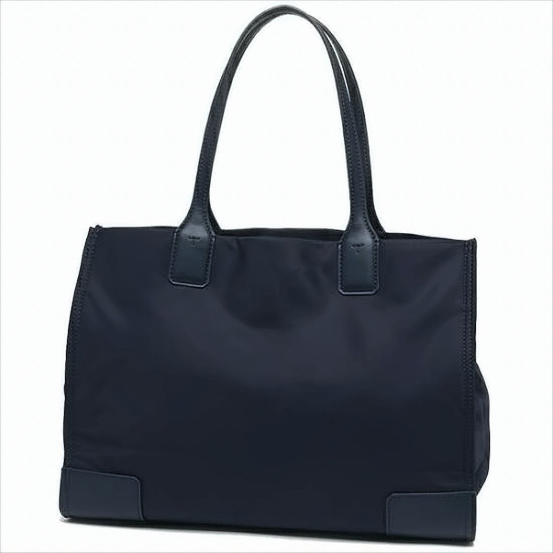 Tory Burch Structured Nylon Tote Bag With Leather Trim