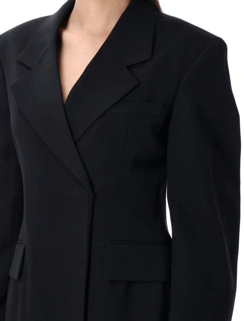 Alexander Wang Asymmetric Blazer Minidress With Tailored Silhouette