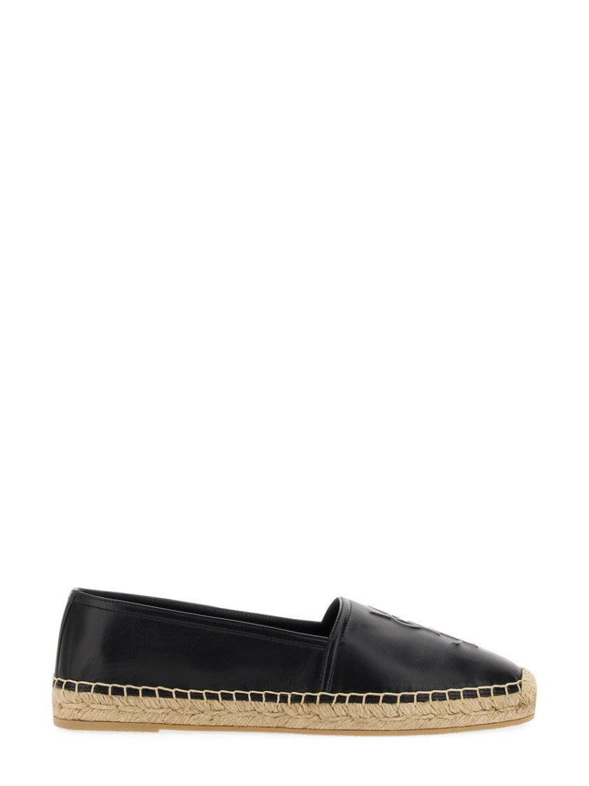 Saint Laurent Espadrilles With Subtle Embossed Monogram
