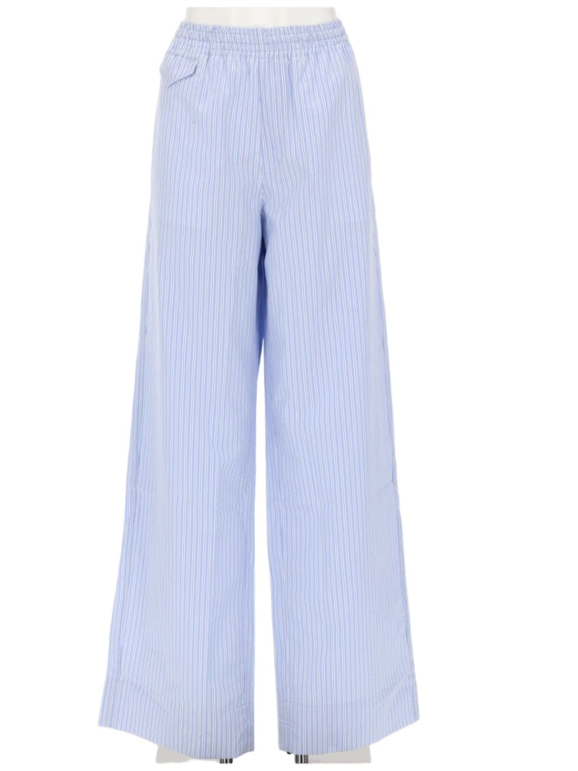 A.P.C. Louise Wide-Leg Vertical Stripes Pants