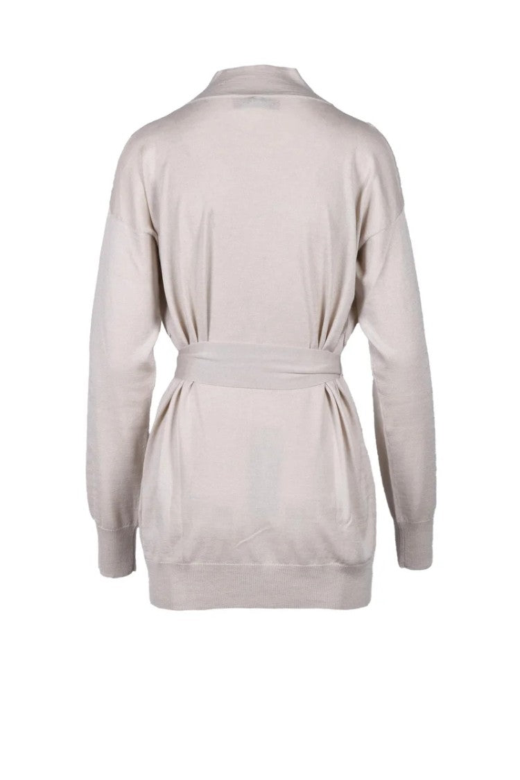 Wild Cashmere Silk Cashmere Cardigan - Beige