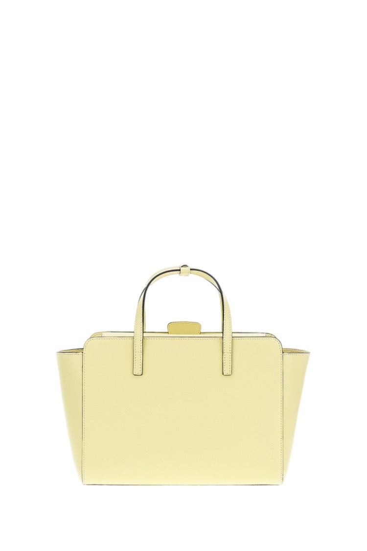 Hidesins Yellow Flap M Leather Crossbody Bag