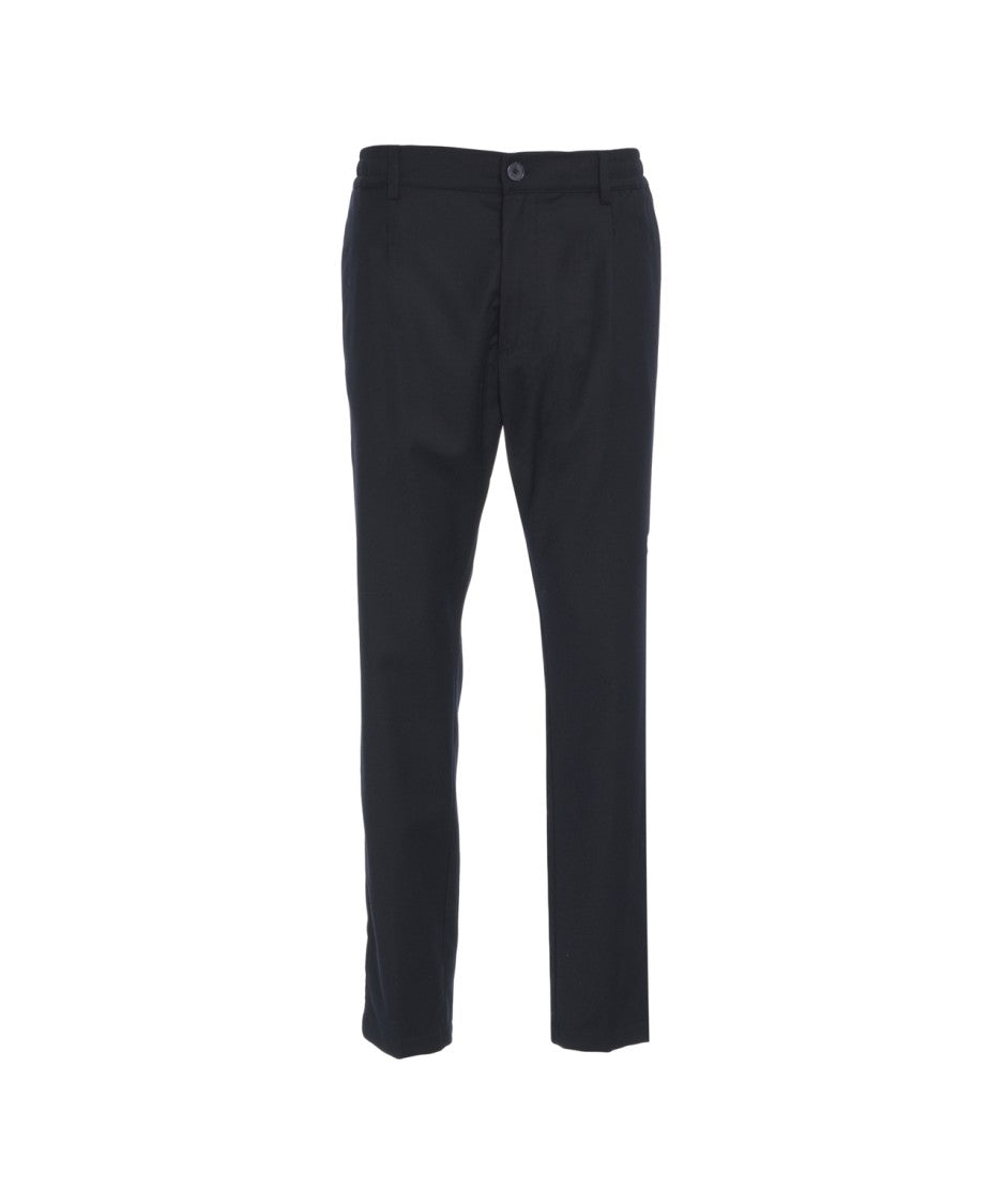 Cruna Chino Pants With Discreet Pleats And Clean Waistband