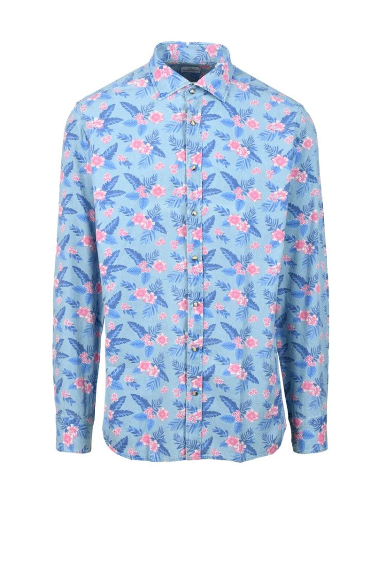 Brio Light Blue/Pink Men's Shirt