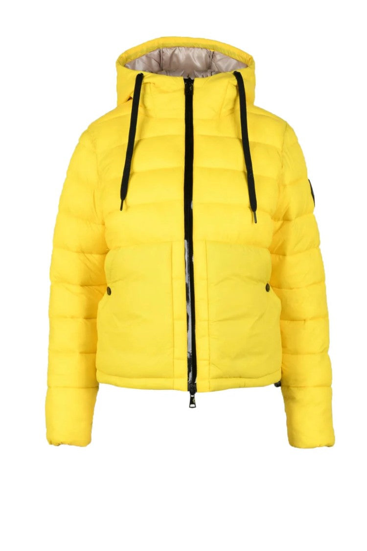 Kejo Yellow Quilted Polyamide Down Jacket
