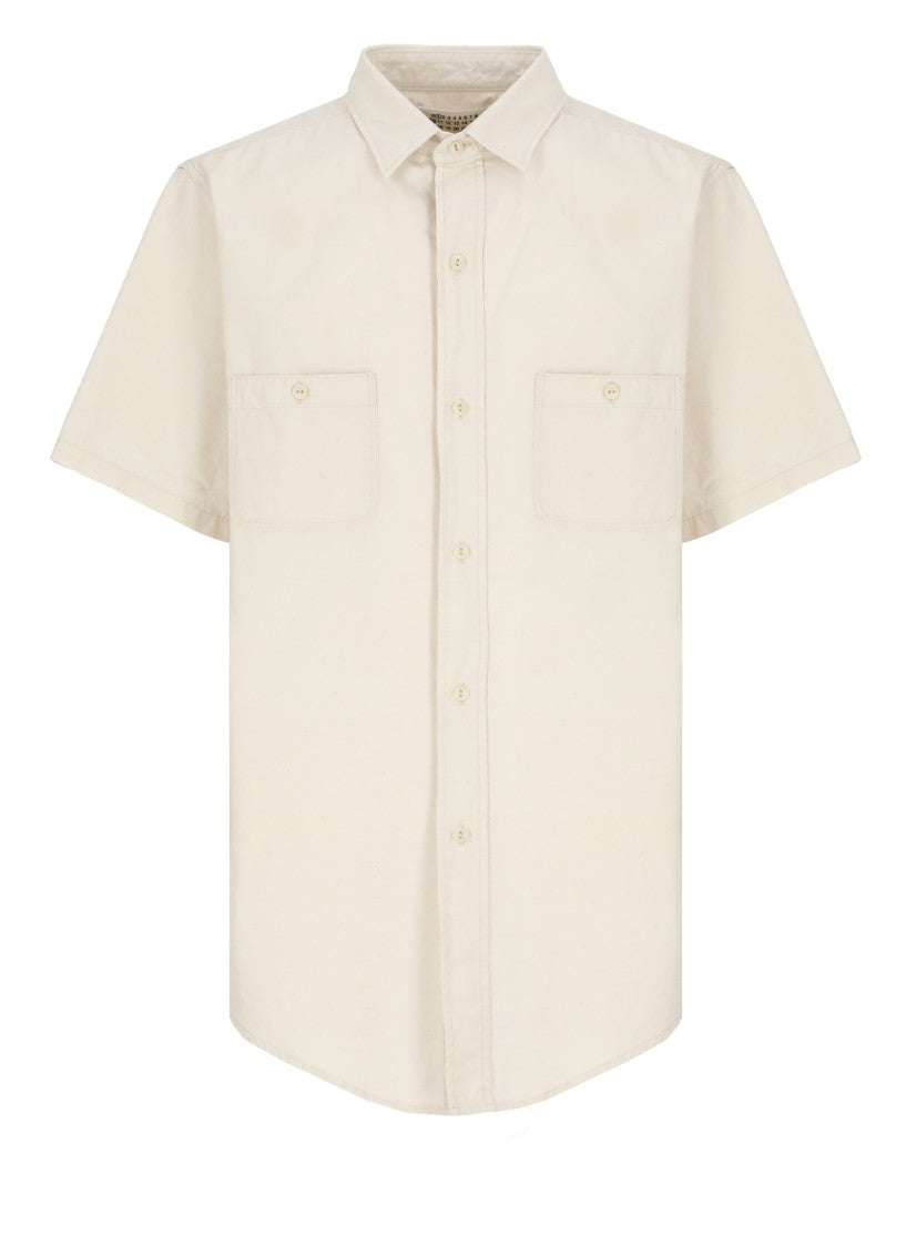 Maison Margiela Beige Cotton Shirt