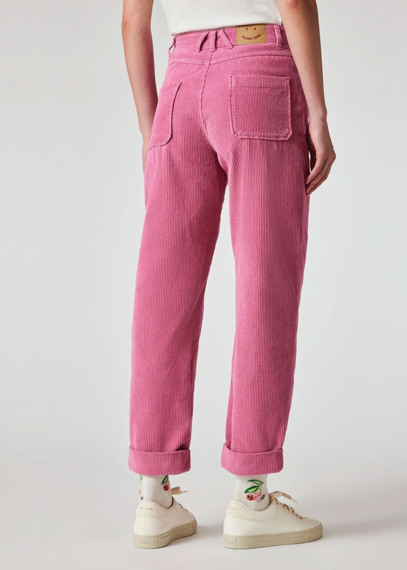 Paul Smith Corduroy Trousers With Barrel Leg Shape