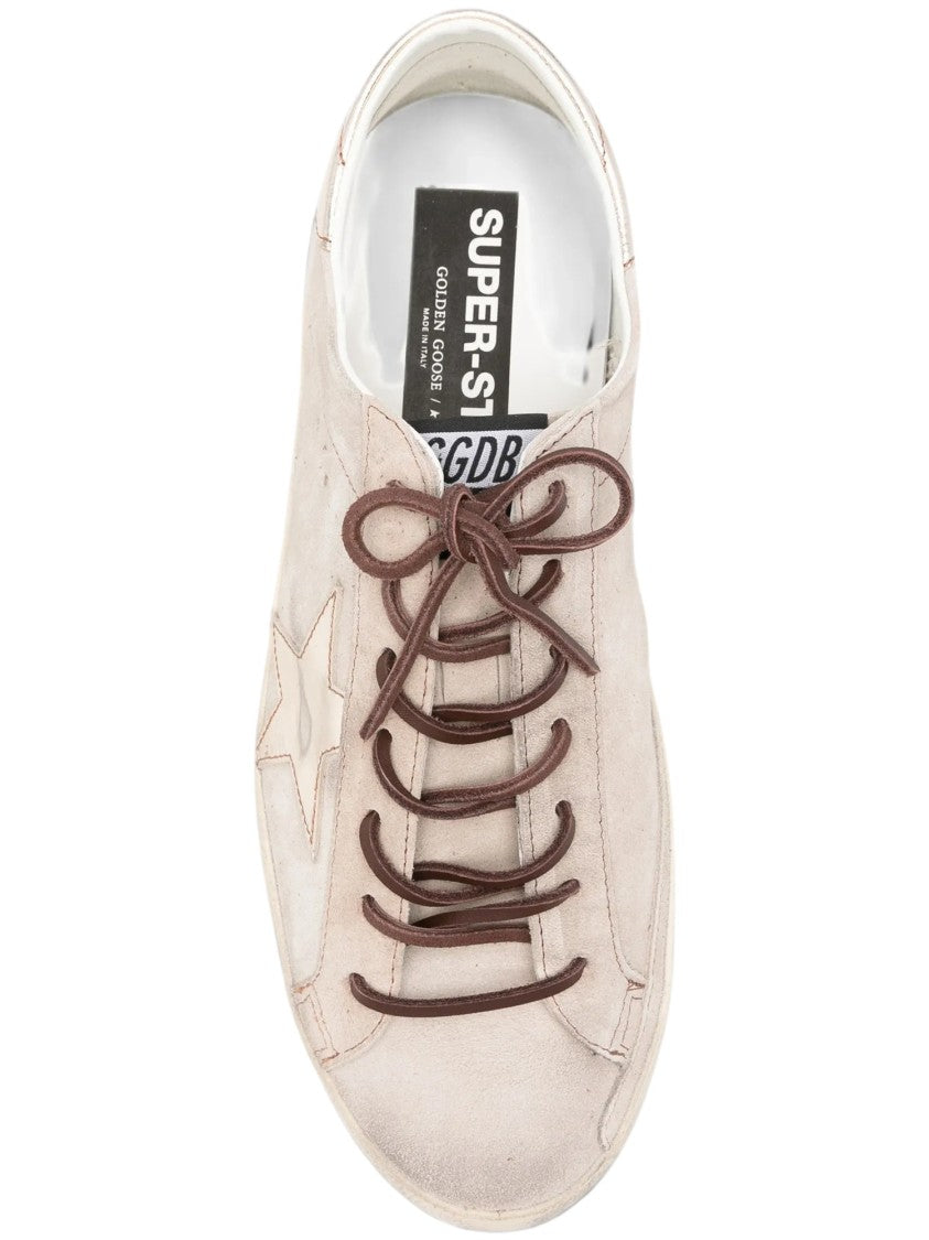 Golden Goose Low-Top Sneakers With Suede Upper And Laminated Star Detail