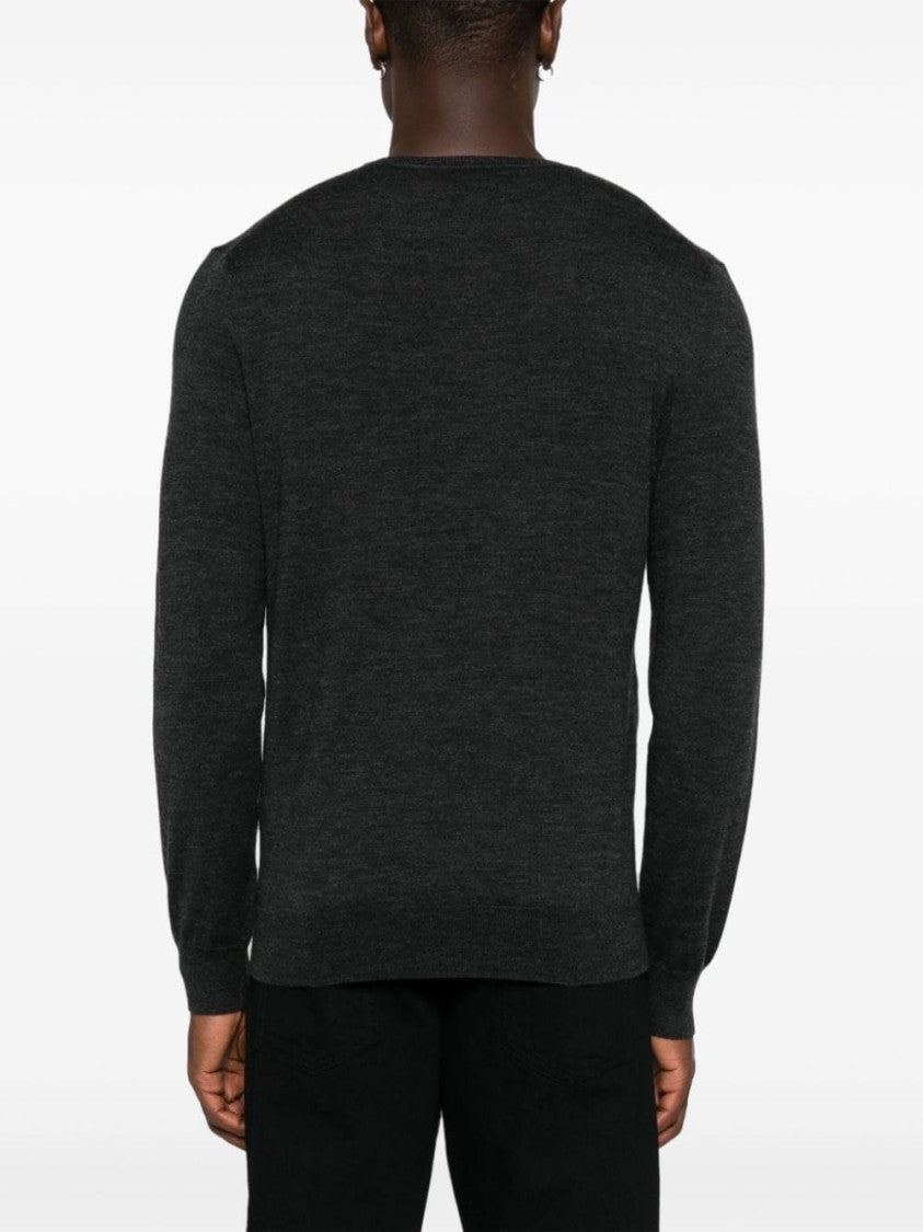 Polo Ralph Lauren Charcoal Grey Wool Sweater