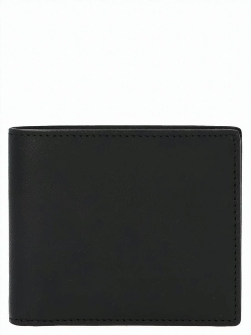 Maison Margiela Calf Leather Bifold Wallet With Distinctive Stitching