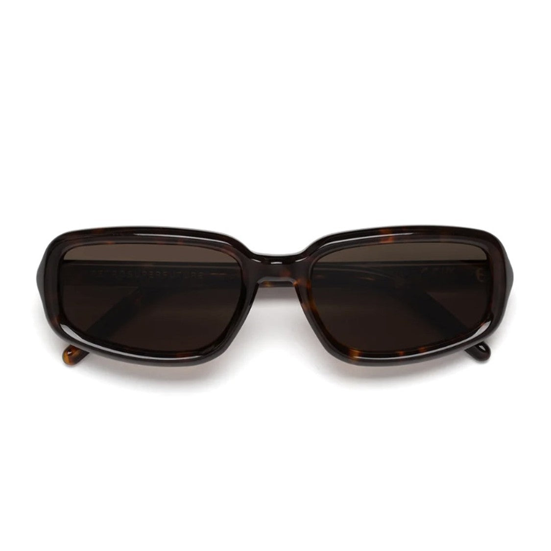 Retrosuperfuture Havana Troll Acetate Rectangular Sunglasses