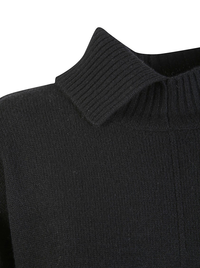 Parosh High Neck Sweater With Relaxed Fit
