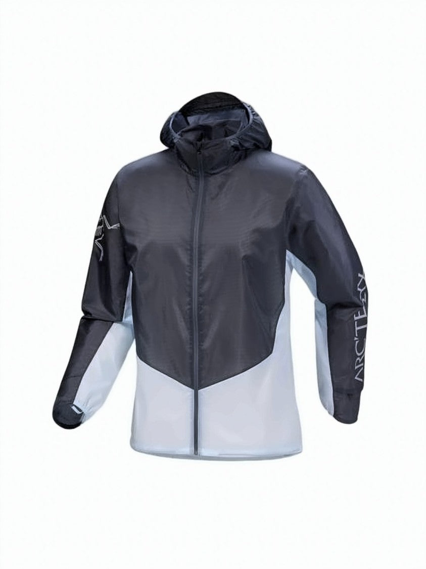 Arc'teryx Two-Tone Casual Jacket With Hood And Branding