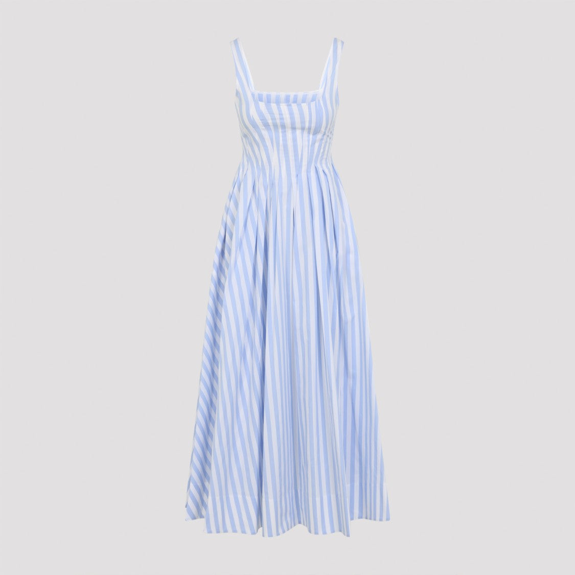 Sportmax Sleeveless Maxi Dress With Vertical Stripes