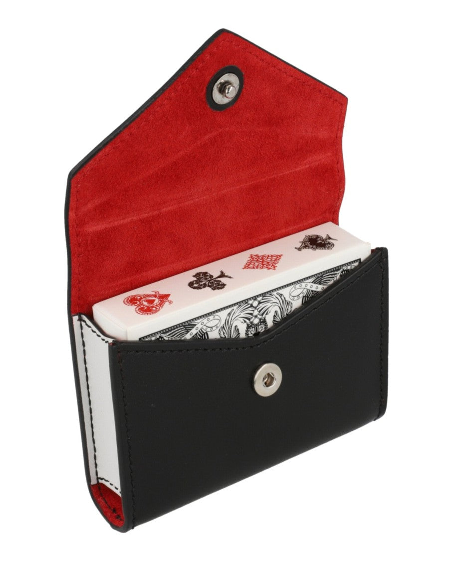 Alexander Mcqueen Skull Leather Playing Card Holder