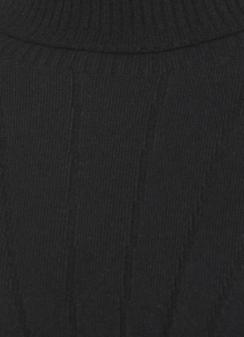 D. Exterior Black Cashmere Blend Sweater