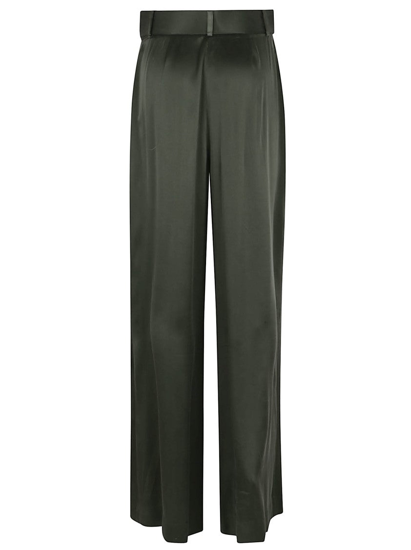 Zimmermann Wide-Leg Silk Trousers With High Waist