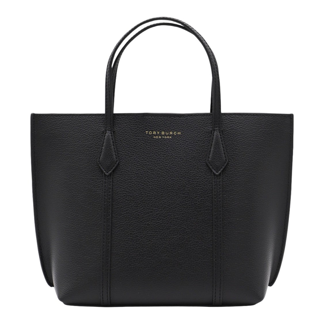 Tory Burch Structured Tote Bag With Smooth Pebbled Texture