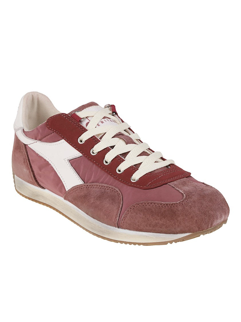 Diadora Equipe Vela Sw Low-Profile Burgundy Sneakers