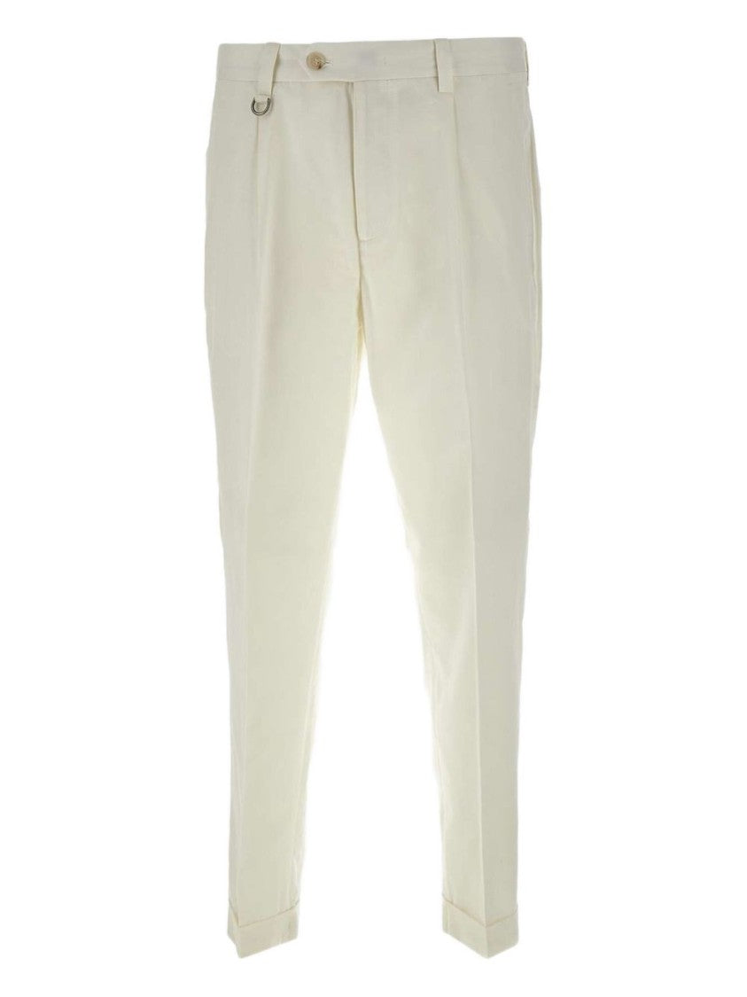 Paolo Pecora Tailored White Trousers
