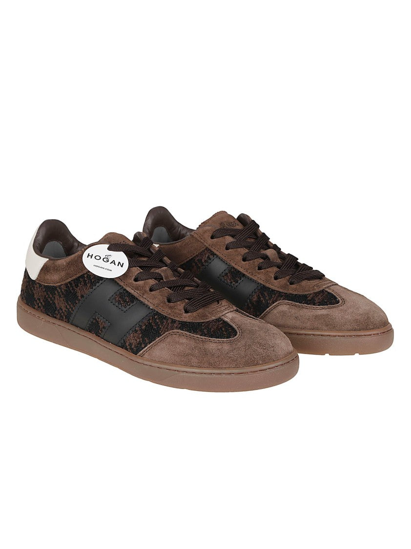 Hogan Cool Low-Top Suede Sneakers