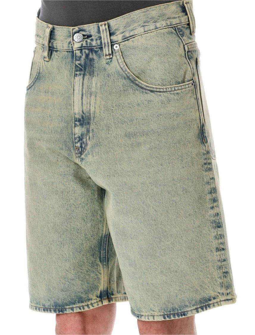 Sunflower Super Wide Indigo Vintage Washed Shorts