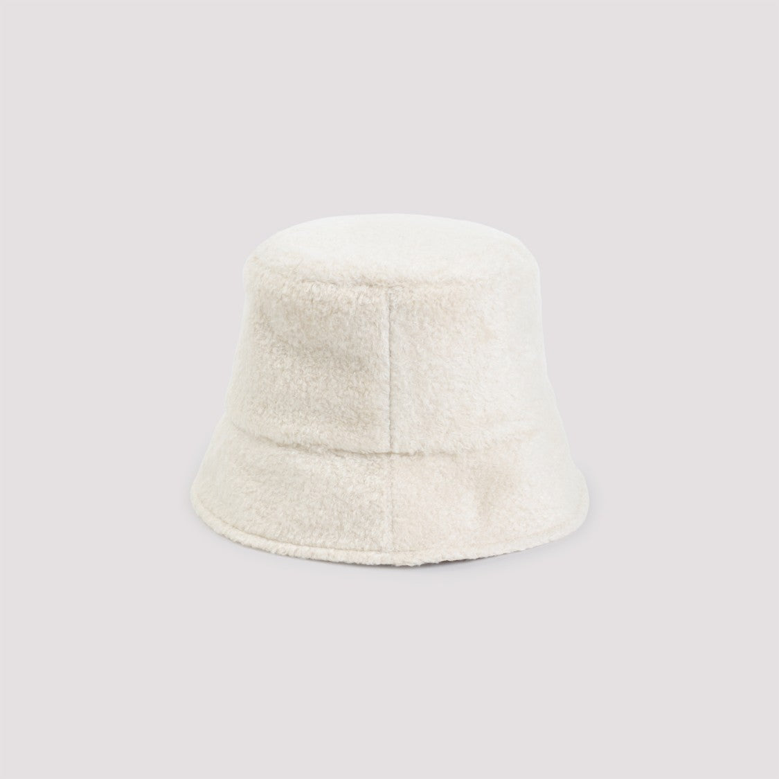 Moncler Plush Bucket Hat In Soft Acrylic-Cotton Blend
