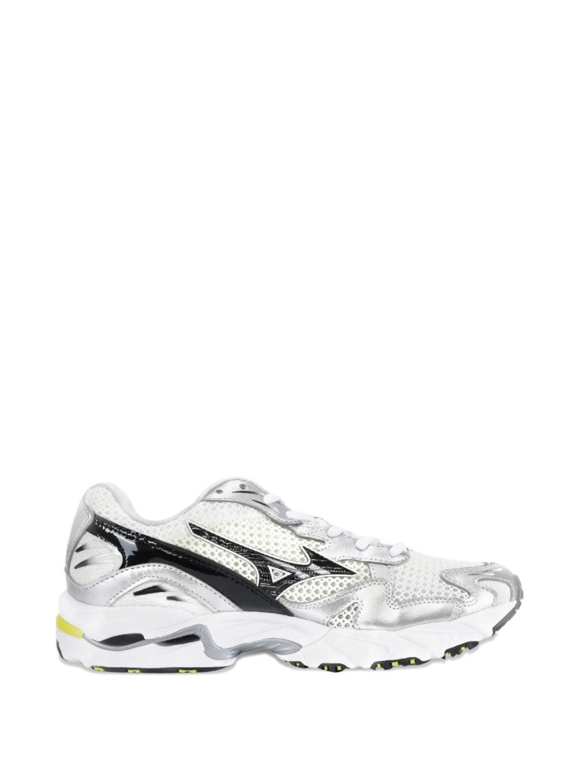 Mizuno Lace-Up Sneakers With Silver And Black Accents