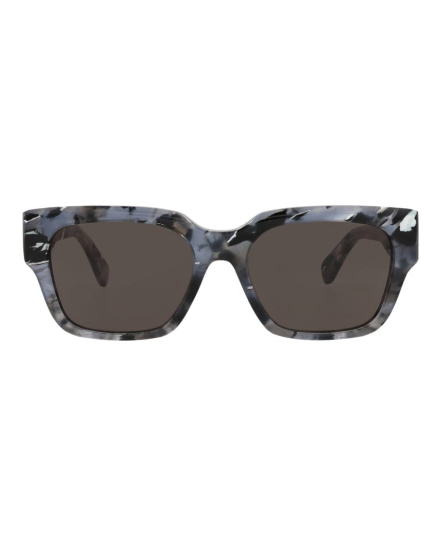 Chloé Marbled Square-Frame Sunglasses In Recycled Acetate