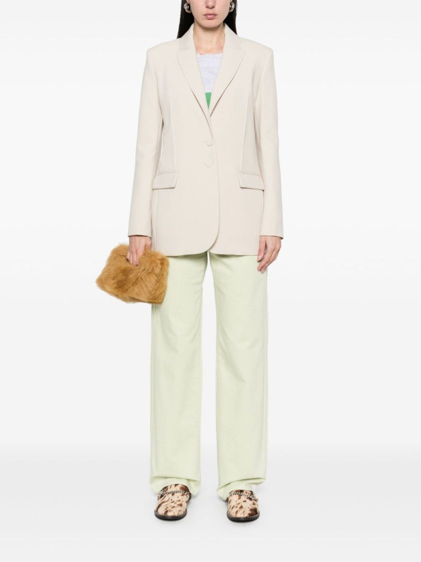 Patrizia Pepe Light Beige Tailored Blazer