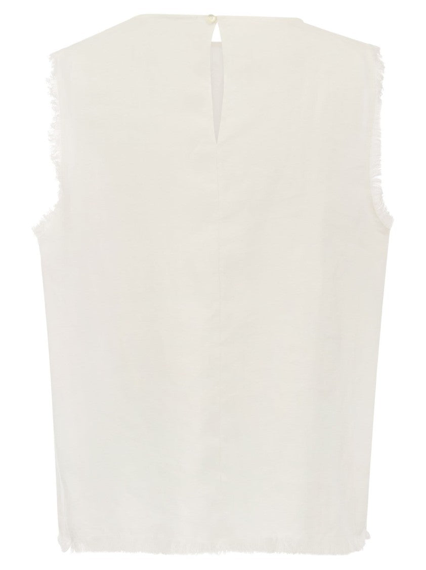 Antonelli Adrien - Linen Sleeveless Jumper