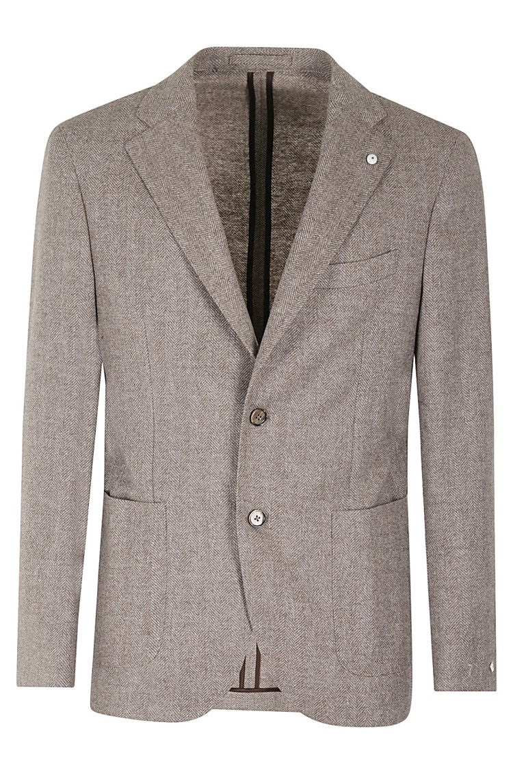 L.B.M. Herringbone Wool Jacket
